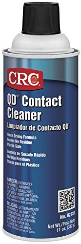 CRC - 2130 QD Plastic Safe Liquid Contact Cleaner, 11 oz Aerosol Can, Clear