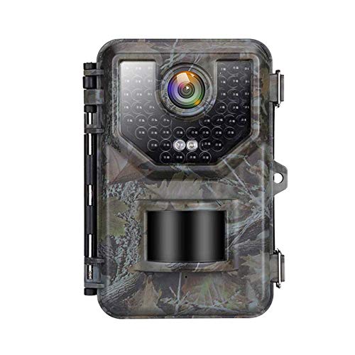 2020 Upgrade 1080P 16MP Trail Camera, IP66 Waterproof Hunting Camera with 2.4”LCD 120°Wide-Angle Night Vision 0.2s Trigger Time, Game Camera with 940nm No Glow 48pcs for Wildlife Monitoring