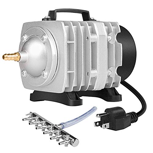 VIVOSUN Air Pump 950 GPH 32W 60L/min 6 Outlet Commercial Air Pump for Aquarium and Hydroponic Systems