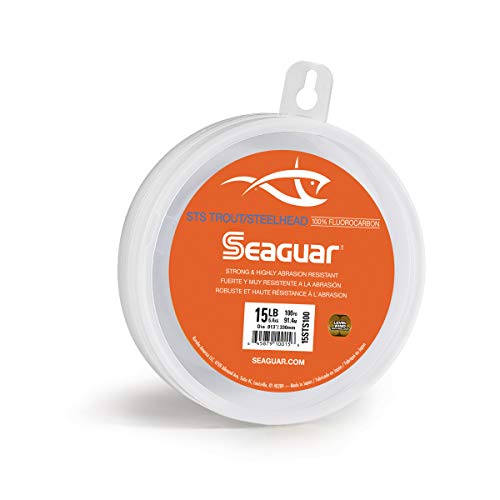 Seaguar STS Trout/Steelhead 100% Fluorocarbon Leader 100yd 4lb, Clear