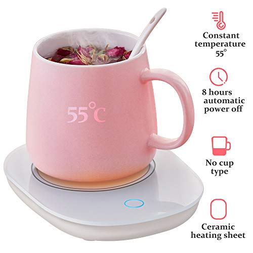 YEVIOR Coffee Cup Warmer for Desk with Touch Screen Switch,Coffee Mug Warmer for Office Home Use,Cup Warmer Plate for Coffee, Milk, Tea, Water