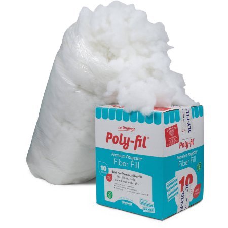 Fairfield 10-Pound Poly-Fil Premium Polyester Fiber, White | Smooth Consistency (10-Pound) (1)