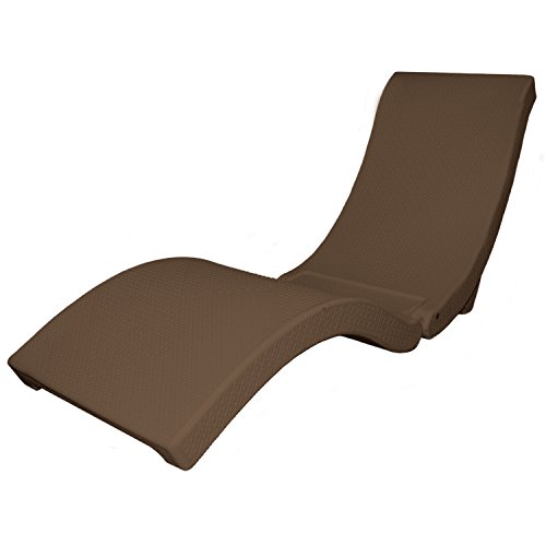 SwimWays 13400 Terra Sol Sonoma Chaise Pool Lounge, Chocolate Brown