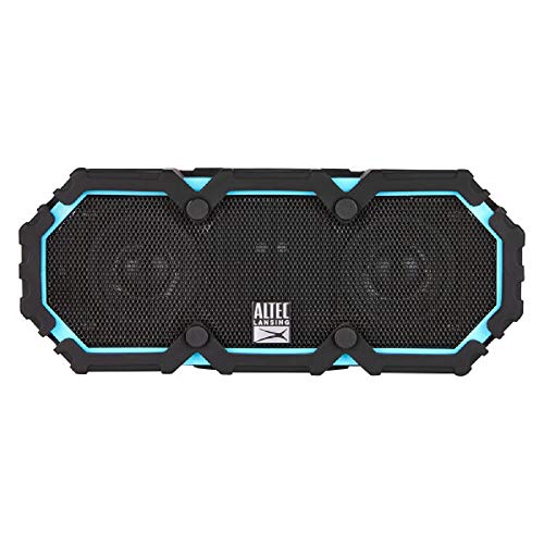 Altec Lansing Life Jacket 2 - Bluetooth Speaker, Wireless, Waterproof, Floatable, Portable, Loud Volume, Strong Bass, Rich Stereo System, USB Charger, Microphone, and 30 ft Wireless Range, IP67, Black