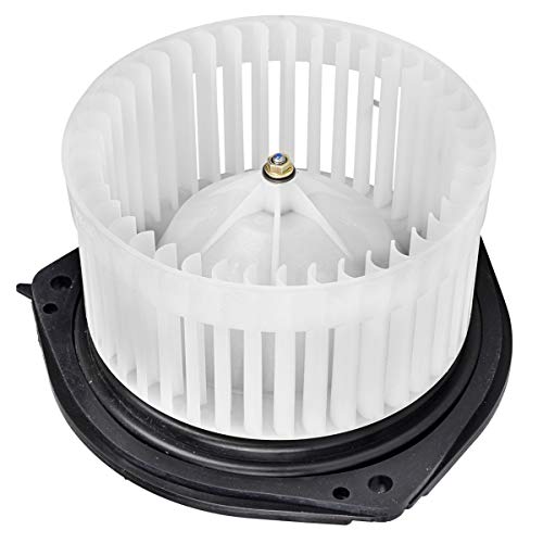 HVAC Plastic Heater Blower Motor with Fan Cage Replacement for 2002-2005 Buick LeSabre | 2002-2005 Cadillac DeVille | 2002-2004 Cadillac Seville | 2002-2005 Pontiac Bonneville | 2002-2003 Olds Aurora