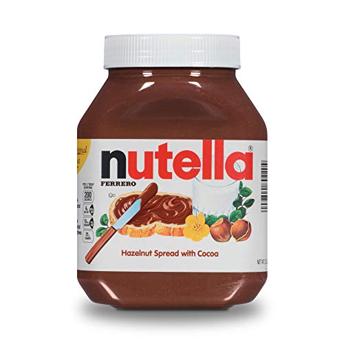 Nutella Chocolate Hazelnut Spread, Perfect Topping for Halloween Treats, 35.2 Oz Jar