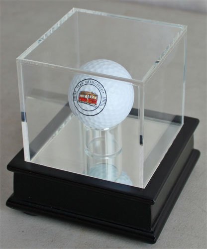 Golf Ball Display Stand Case GB13-BLA (Black Stand)