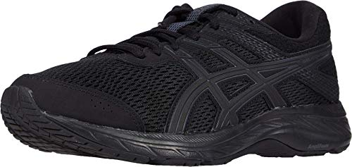ASICS Men's Gel-Contend 6 Running Shoes, 12M, Black/Black