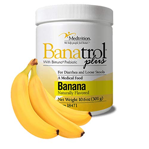 Banatrol® - Natural Anti-Diarrhea Relief, Kids and Adults, for IBS, Antibiotic Use, Food Poisoning and Chemotherapy (Banana)