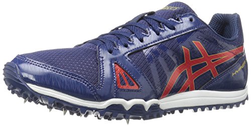 ASICS Men's Hyper XC Cross-Country Running Shoe, Estate Blue/Vermilion/Rich Gold, 7 M US