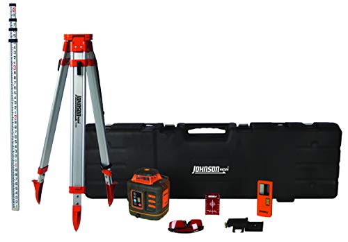 Johnson Level & Tool 99-027K Self-Leveling Rotary Laser System, Hard Case Kit