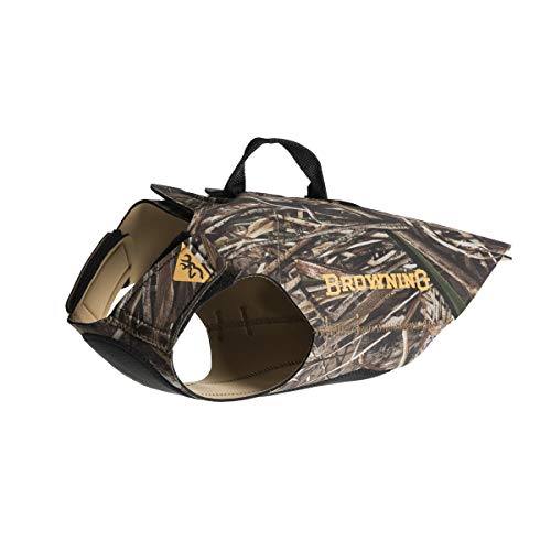 Browning Camo 3mm Neoprene Dog Vest | Realtree MAX-5 | Size X-Large (P000005690199)