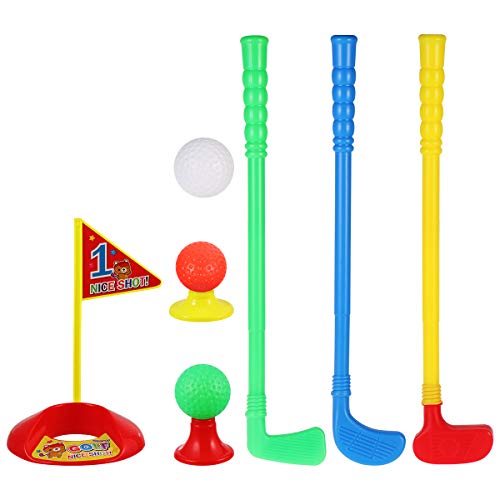 LIOOBO Plastic Toys Game Golf Game Educational Fun Sports Toys for Golfers Random Color
