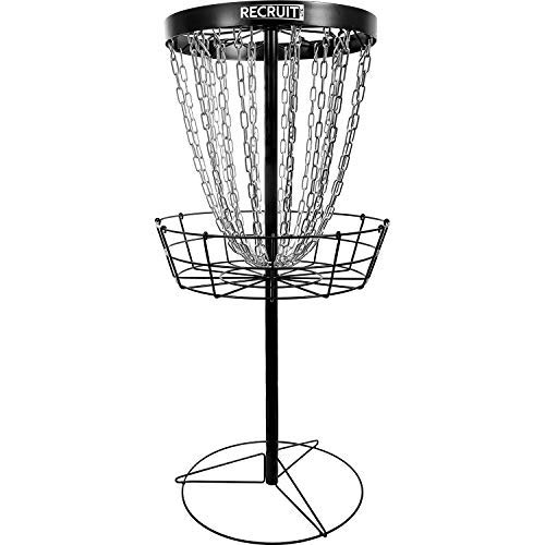 Dynamic Discs Recruit Lite Disc Golf Target | Frisbee Golf Basket | 24 Chain Portable Disc Golf Basket | Easy Assembly & Lightweight