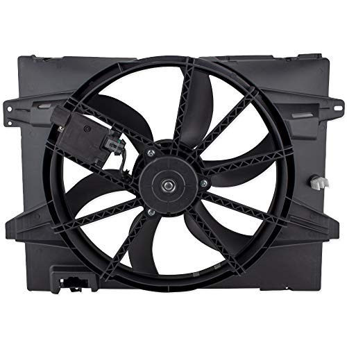 BOXI Radiator Cooling Fan Assembly for 2005-2011 Lincoln Town Car / 2006-2011 Ford Crown Victoria / 2006-2011 Mercury Grand Marquis (ONLY fits 4.6L V8) Replaces 6W1Z8C607A 621-353 621380CU