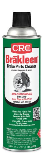 CRC (05084-12PK) Brakleen Non-Chlorinated Brake Parts Cleaner - 14 oz., (Pack of 12)