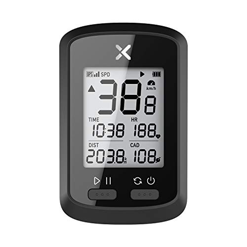 XOSS Bike Computer GPS Wireless Bicycle Computer IPX7 Waterproof Bluetooth 5.0 & ANT+ Cycling Computer Automatic Backlight Speedometer and Odometer