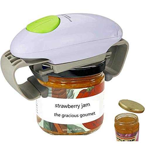 Electric Jar Opener, Restaurant Automatic Jar Opener For Seniors with Arthritis,The Hands Free Jar Opener with Less Effort to Open，Best Choice for Seniors and Chef's