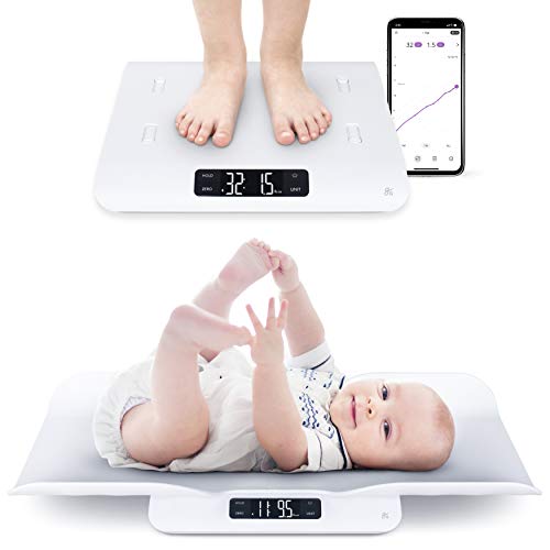 GreaterGoods Smart Baby Scale, Toddler Scale, Pet Scale, Infant Scale with Hold Function, Free App Included