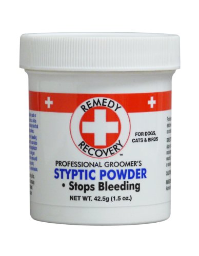 DOGSWELL Remedy+Recovery Styptic Blood Stopper Powder for Dogs & Cats 1.5 oz. Container