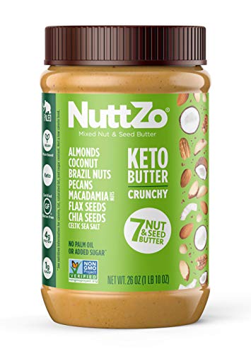 NuttZo Keto Nut Butter, Seven Nuts & Seeds, 26 Ounce