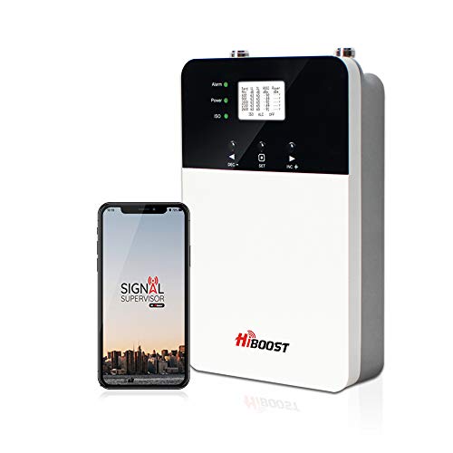 HiBoost Signal Booster, Up to 6,000-12,000 Sq.Ft, Compatible All US Carriers- Verizon, AT&T, Sprint, T-Mobile on All Cellular Devices Cell Phone Booster for Home & Office (10K Plus PRO)