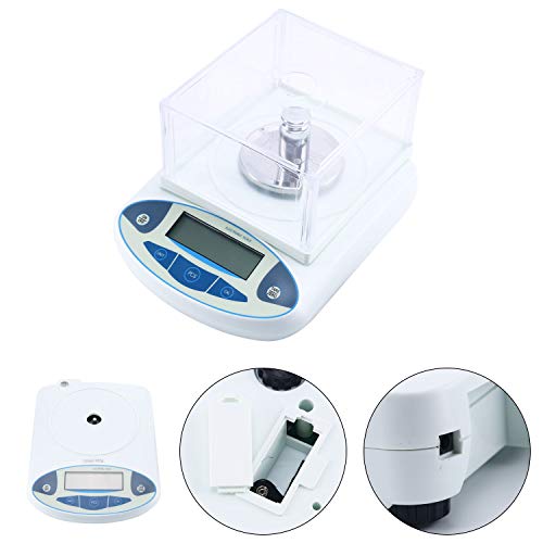 100/200/500 x 0.001g 1mg Lab Analytical Balance Digital High Precision Electronic Scale Jewelry Scale (500x0.001g)