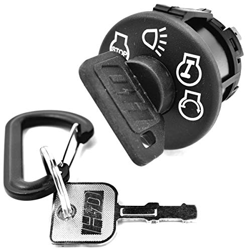 HD Switch Starter Ignition Switch Replaces John Deere D100 D105 D110 D120 D125 D130 D140 D150 D155 D160 D170 Includes 1 Umbrella & 1 Steel Key & Free Carabiner