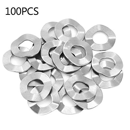 Wave Washer, Stainless Steel Wave Spring Washer M3, M4, M5, M6, M8, M10, M12, M14, M16,M20 (M10(20PCS))