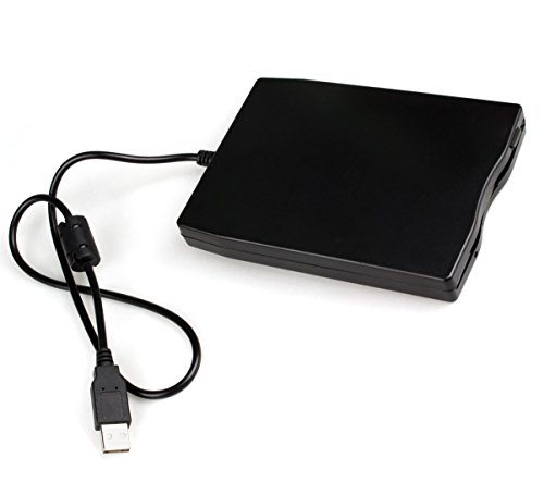 SYBA USB Portable 3.5' Floppy Disk Drive, Plug and Play No Drivers Needed, Windows 2000/XP/Vista/7/8/10 Mac OSX Linux (External) NEC Chipset SY-USB-FDD