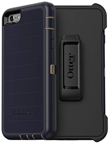 OtterBox Defender Series Rugged Case & Belt Clip Holster for iPhone 6s PLUS & iPhone 6 PLUS - Retail Packaging - Dark Lake - With Microbial Defense