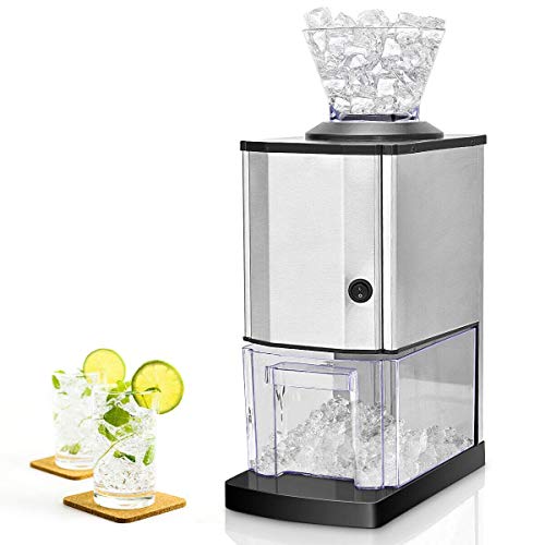 Nightcore Electric Ice Crusher, Ice Shaved Machine with Stainless Steel, Ice Shaver Idea for Home, Party and Gathering