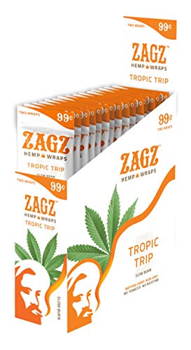 ZAGZ - Tobacco Free - Flavored H Wraps, 50 Count, Tropic Trip