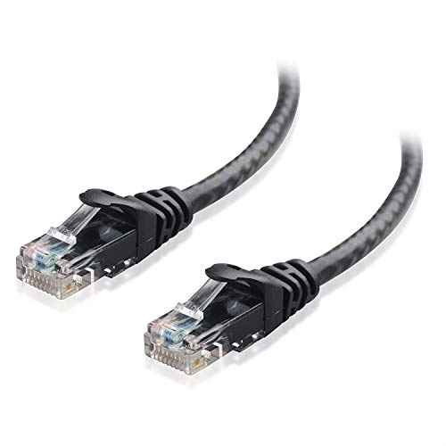 Cable Matters Snagless Cat6 Ethernet Cable (Cat6 Cable, Cat 6 Cable) in Black 25 ft