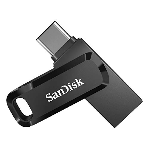 SanDisk 128GB Ultra Dual Drive Go USB Type-C Flash Drive, Black - SDDDC3-128G-G46