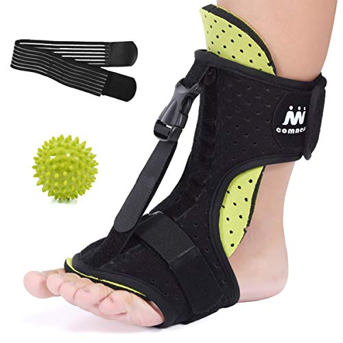 COMNESS 2020 Plantar Fasciitis Night Splint, Adjustable Foot Brace , Ankle, Heel, Foot Drop Support, Arch Pain Relief For Women & Men