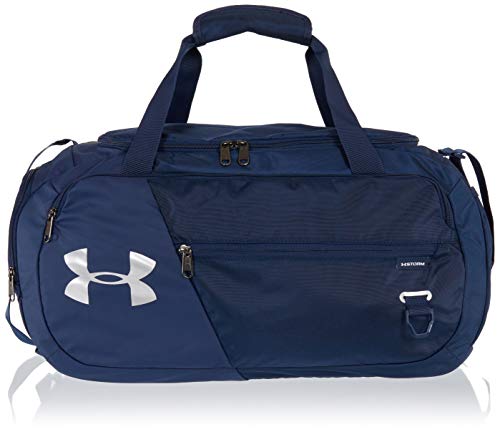 Under Armour Adult Undeniable Duffle 4.0 Gym Bag , Academy Blue (408)/Silver , Large