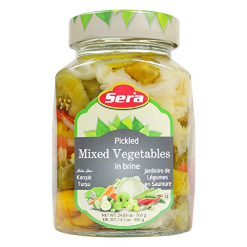 Sera Pickled Mixed Vegetables in Brine Traditional Torshi in Brine! 1.54 Lb