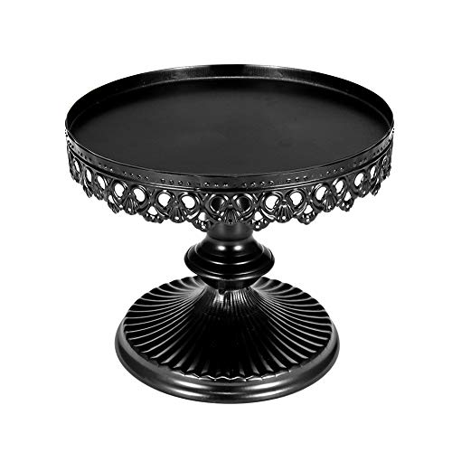 Cake Stand, Round Cupcake Stands Metal Dessert Display, Cake Stands Tray Wrought Iron Plates Party Birthday Dessert Display Wedding Decor - 7.8x6.8inch