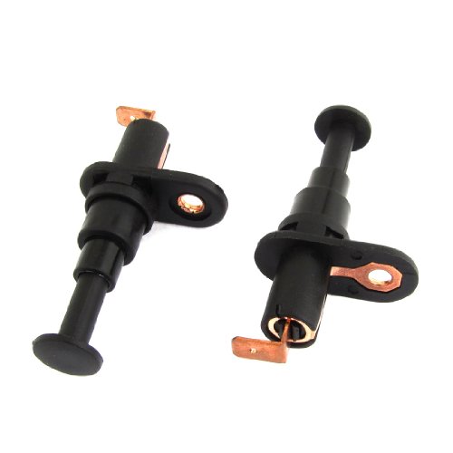 uxcell 2 Pcs 19D Black Door Jamb Courtesy Lamp Light Switch for Car