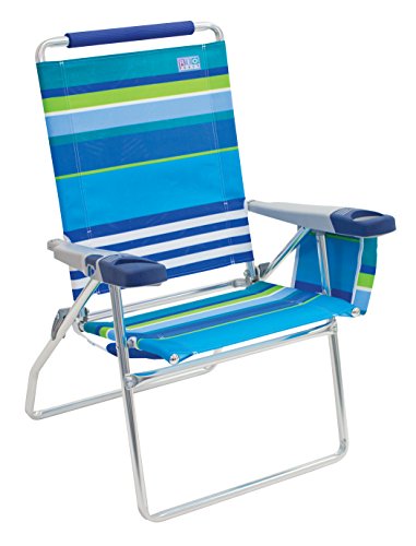 Rio Beach 17' Extended Height 4 Position Folding Beach Chair