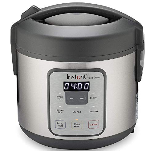 Instant Zest 8 Cup Rice Cooker, Steamer, Cooks Rice, Grains, Quinoa and Oatmeal