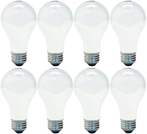 GE 714270019272 66249 Soft White 100 Replacement uses only 72 watts, 1270-Lumen A19 Light Bulb with Medium Base, 8-Pack, 8 Pack, 8