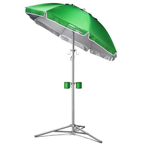 Wondershade Ultimate Portable Sun Shade Umbrella, Lightweight Adjustable Instant Sun Protection - Green