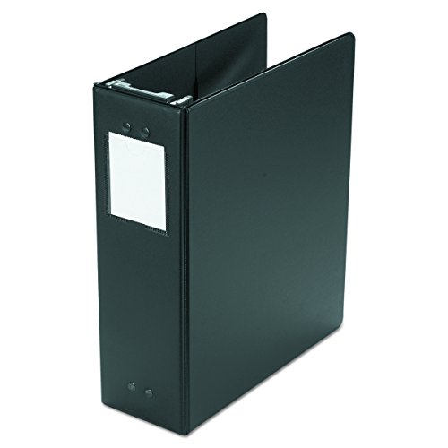 Wilson Jones 36549B Large Capacity Hanging Post Binder, 3' Cap, Black