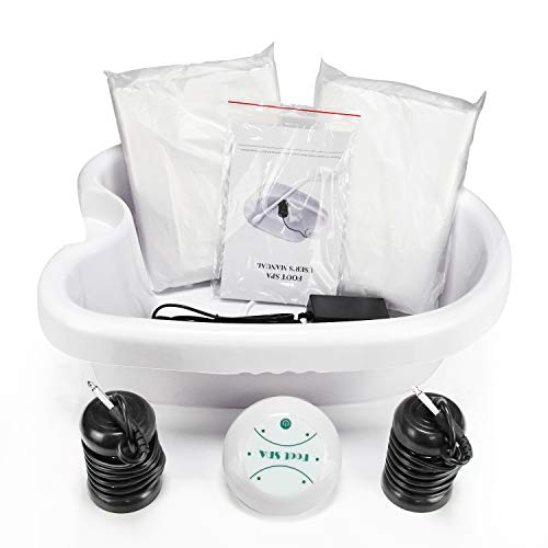 Ionic Foot Bath Detox Machine, Ionic Foot Cleanse Ion Detox Foot Bath Spa Machine With 200 Pcs Tub liners, Foot Basin