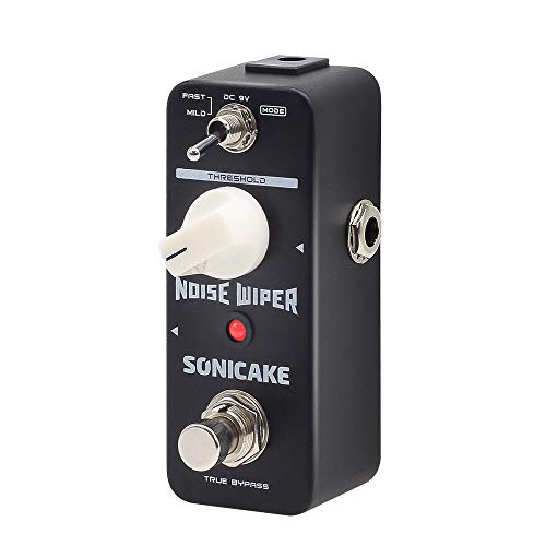 SONICAKE Noise Wiper True Bypass Noise Gate Guitar Bass Effects Pedal