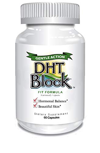 DHT Block - DHT Blocker Supplement for Skin, Acne, PCOS, Hair, and Hormonal Balance. Dim, Astragalus Root, Turmeric, Natural Ingredients. For Men and Women - 60 Vegan Capsules