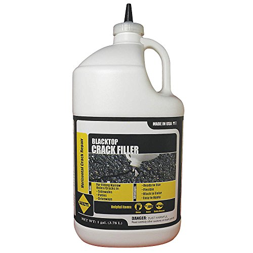 Blacktop Crack Filler, 1 gal, Can, Black