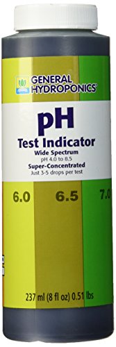 General Hydroponics GH1516 Indicator Fertilizer, 8-Ounce, Purple ph-Test-Strips, Natural